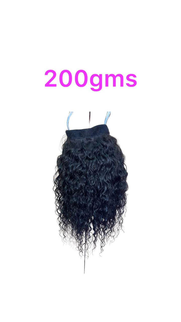 Super Double Drawn Curly Ponytail