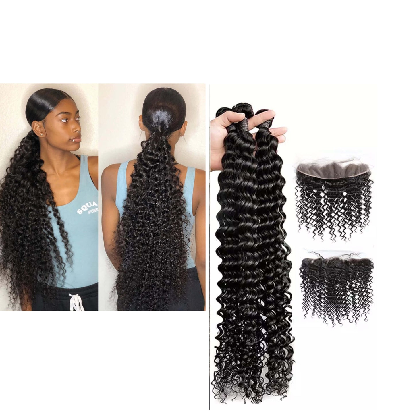 Malaysian Curly waterwave bundle