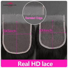 5x5 Lace Straight Closures
