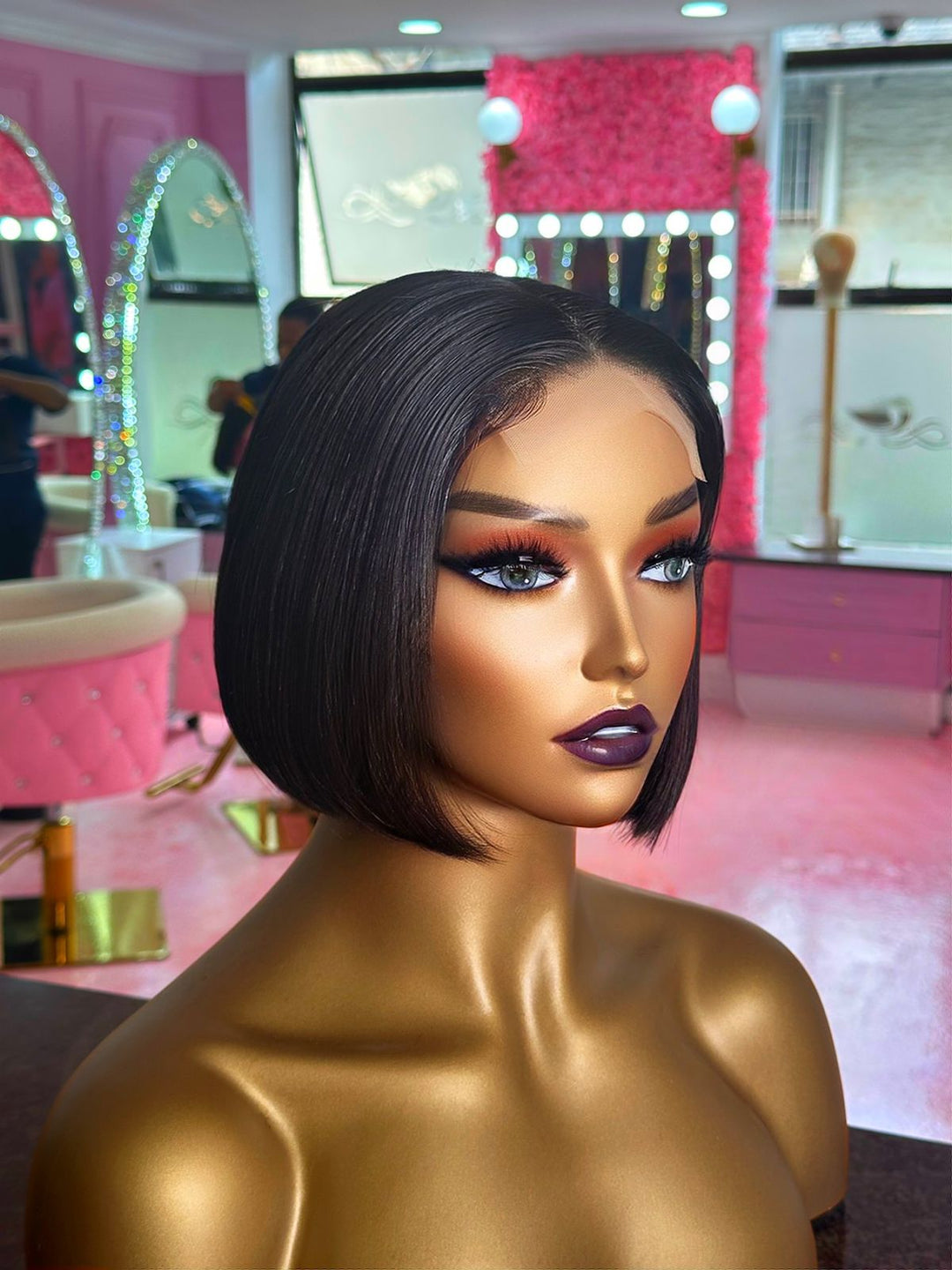 4x4 Straight Super Double Drawn Lace Wig