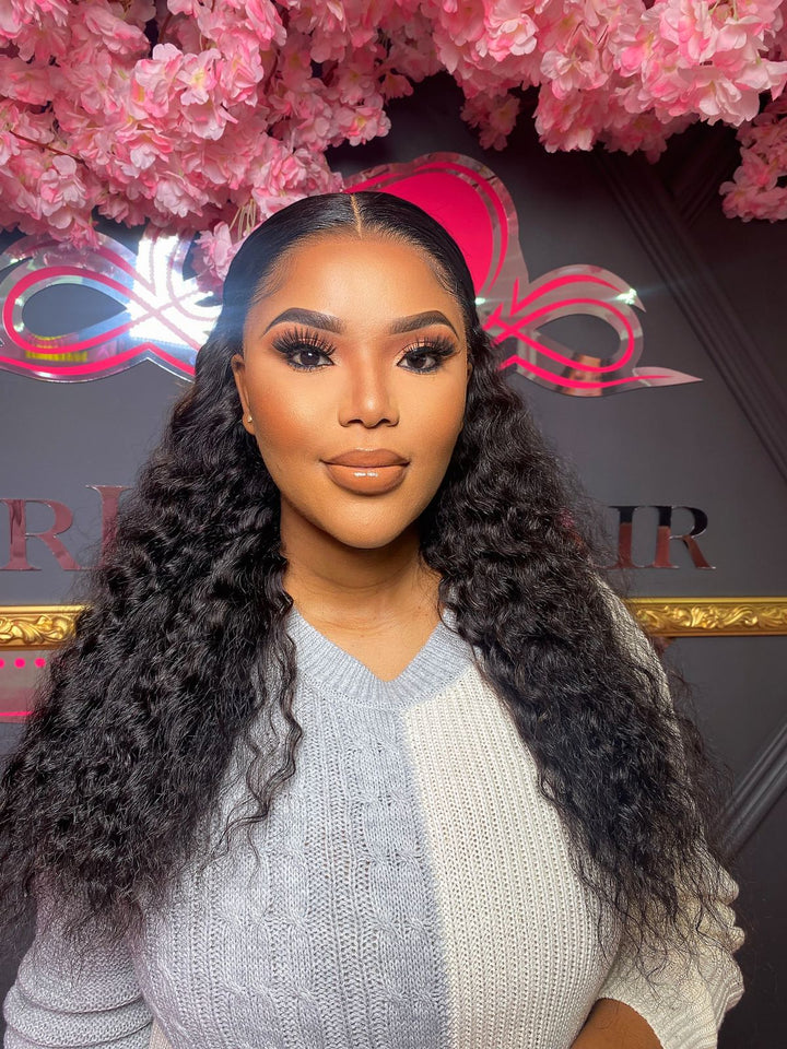 Full Frontal Malaysian Curls Super Double Drawn