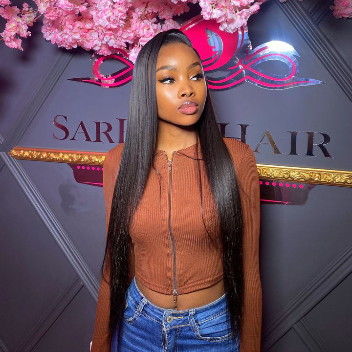 Full Frontal Straight Super Double Drawn Wig