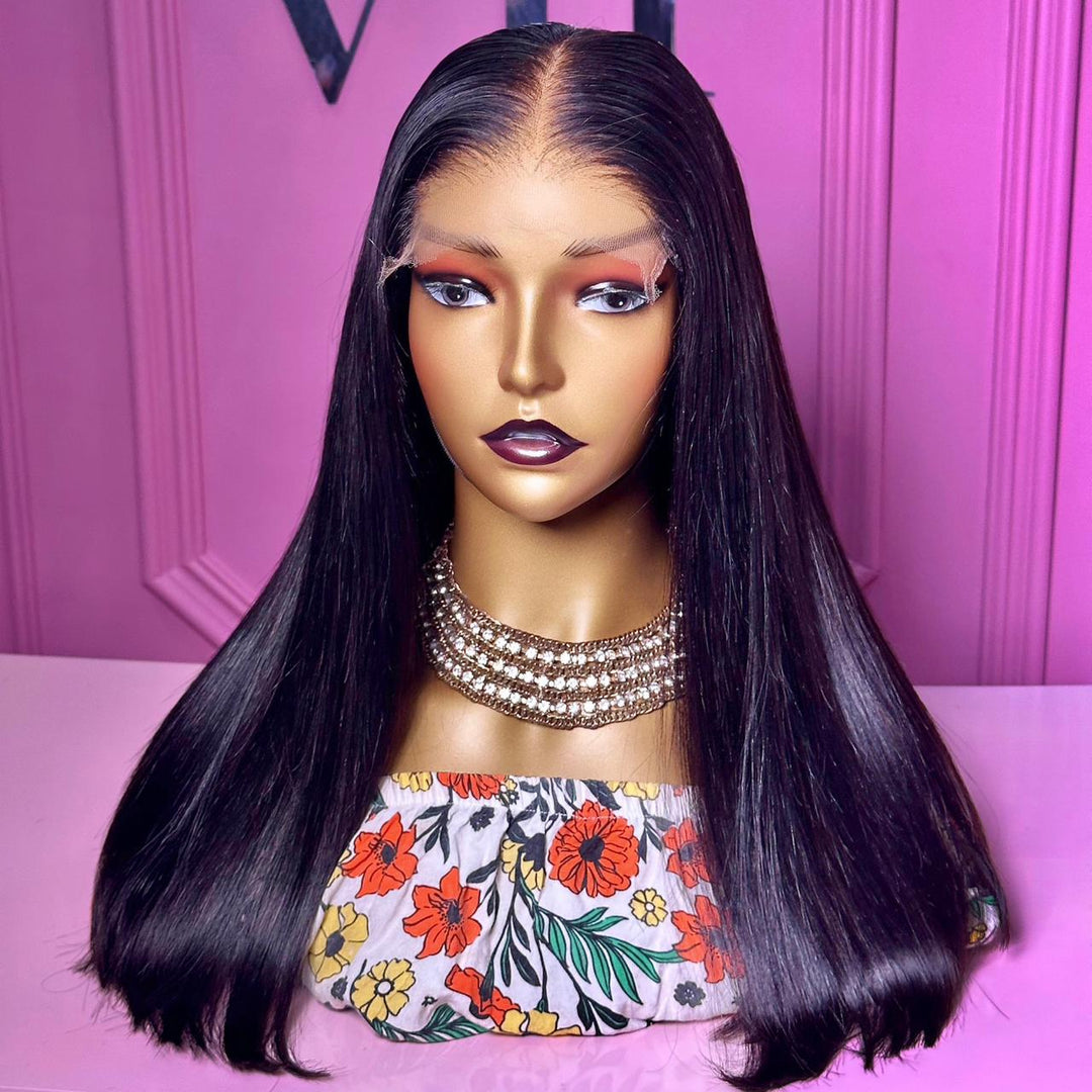 5x5 Premium Swiss Lace Straight Wig