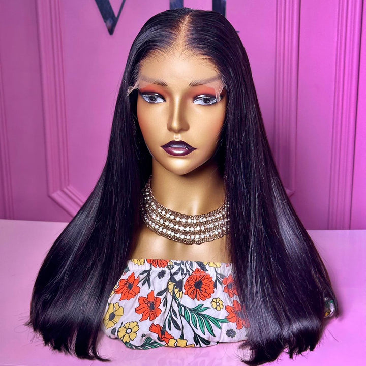 5x5 Premium Swiss Lace Straight Wig