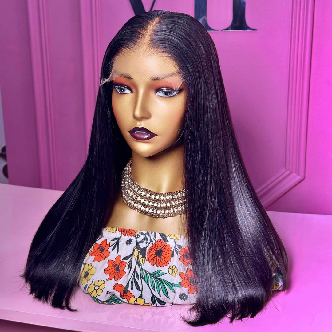 5x5 Premium Swiss Lace Straight Wig