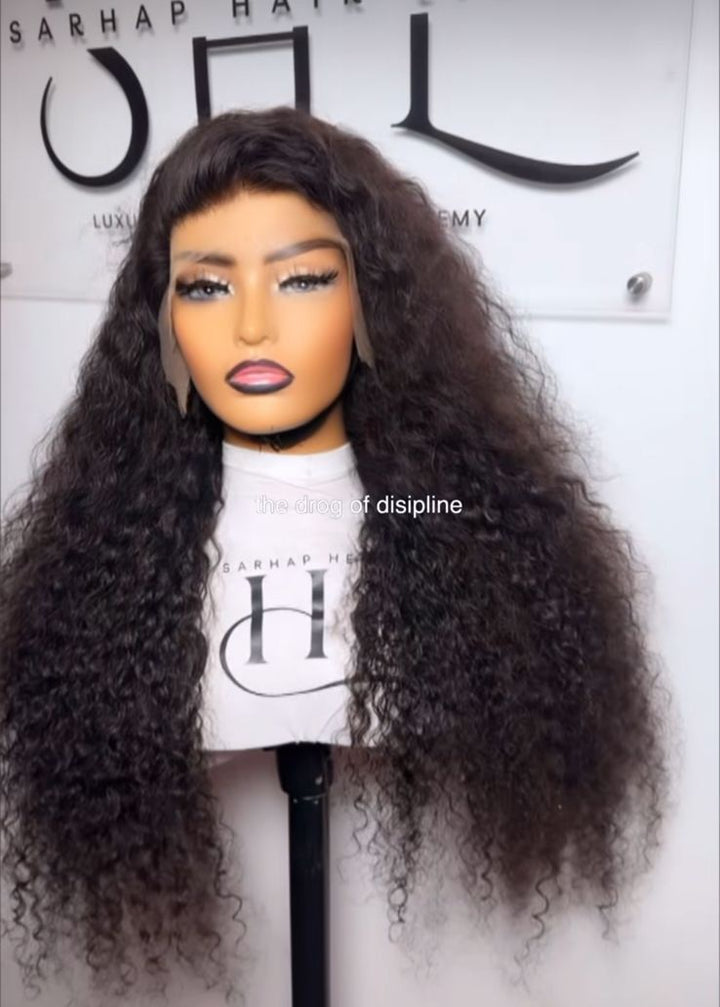 Full Frontal Malaysian Curls Super Double Drawn