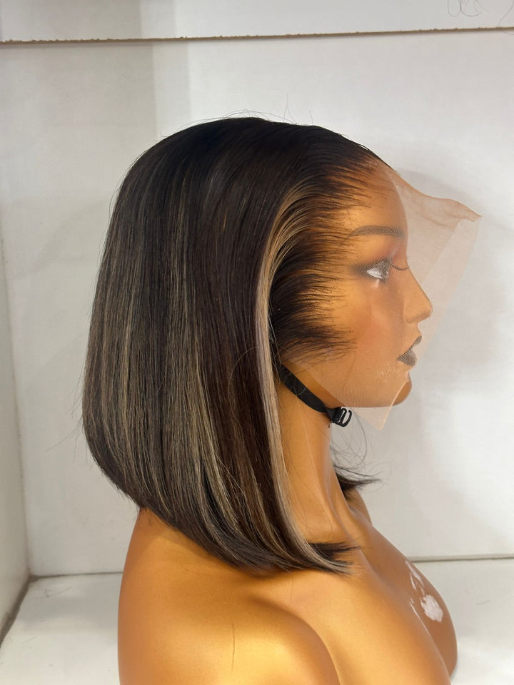 Honey Blonde Ombre Premium Full Frontal Straight