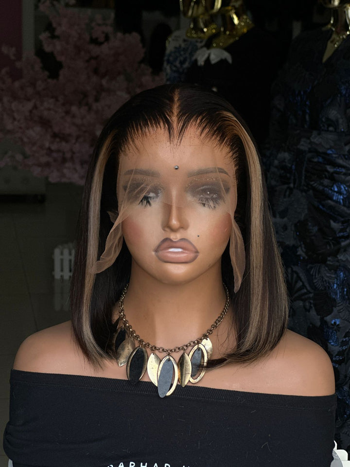 Honey Blonde Ombre Premium Full Frontal Straight