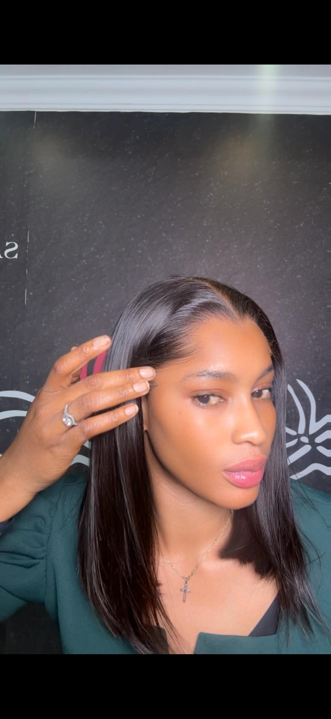 BossLady 14" Premium Widow-peak Hairline