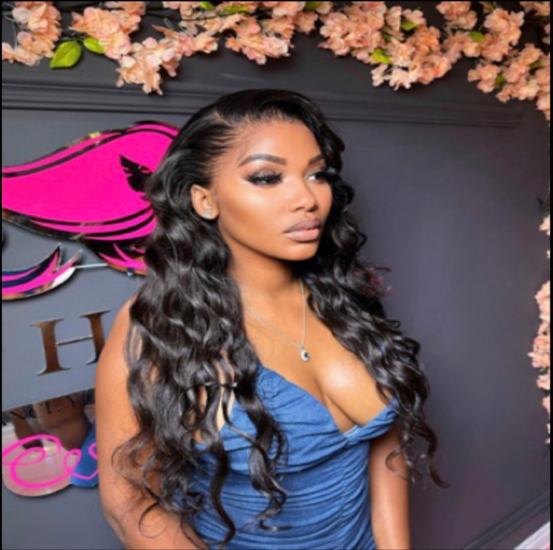 Full Frontal Straight Super Double Drawn non Permanent Body waves