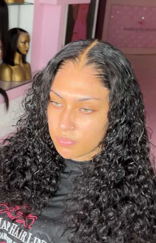 5x5 Curly Vietnamese Swiss Lace Wig