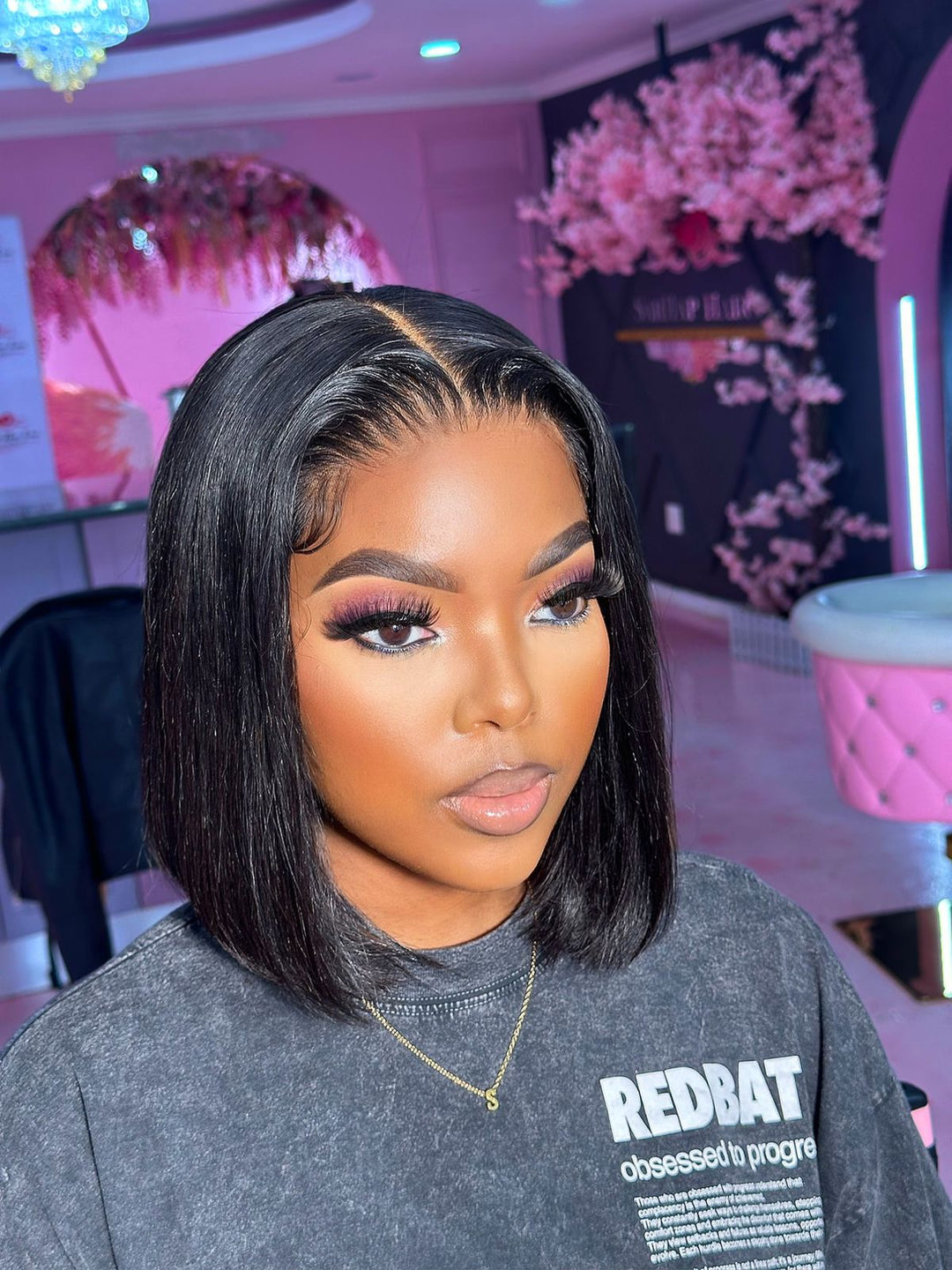 5x5 Premium Swiss Lace Straight Wig