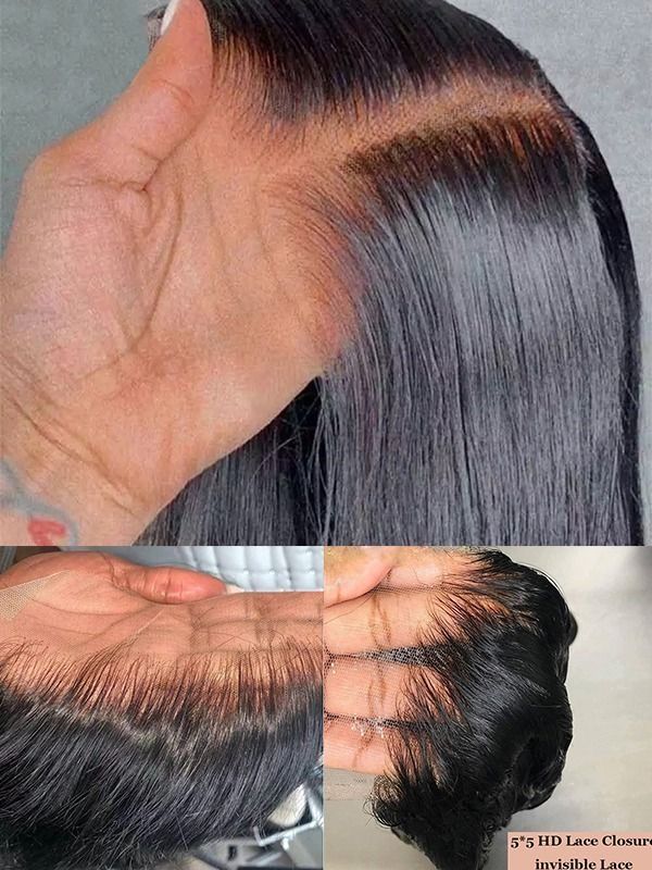 5x5 HD Lace Straight Closure
