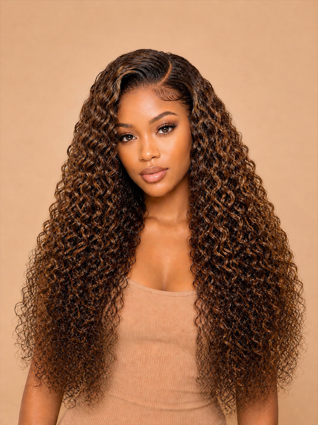 RAW BURMESES CURLS HIGHLIGHTS  WIG