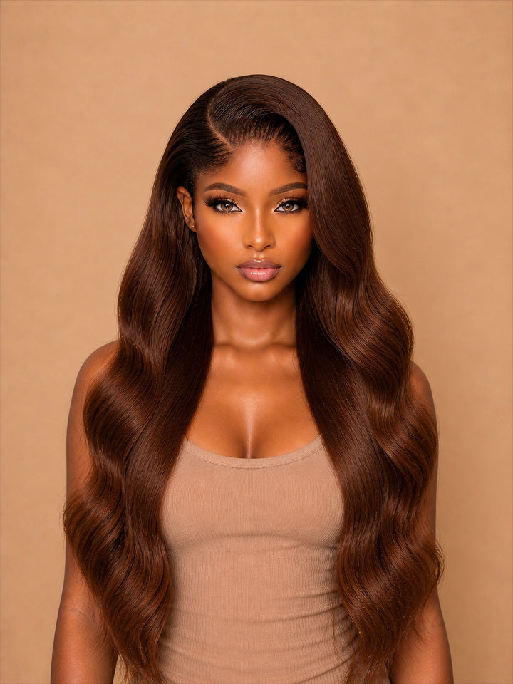 RAW FRONTAL STRAIGHT CINNAMON WIG