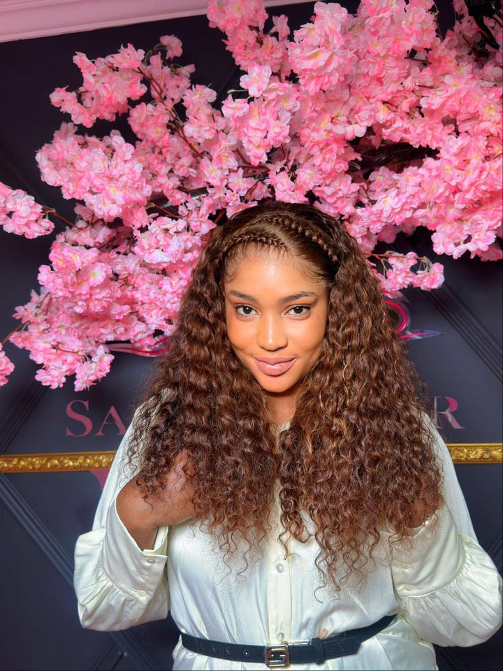 Chestnut Cinnamon Full Frontal Premium Wig