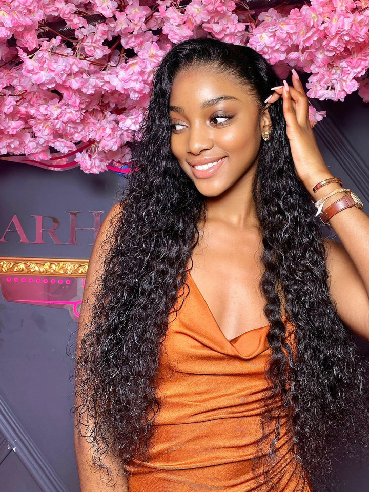 Full Frontal Malaysian Curls Super Double Drawn