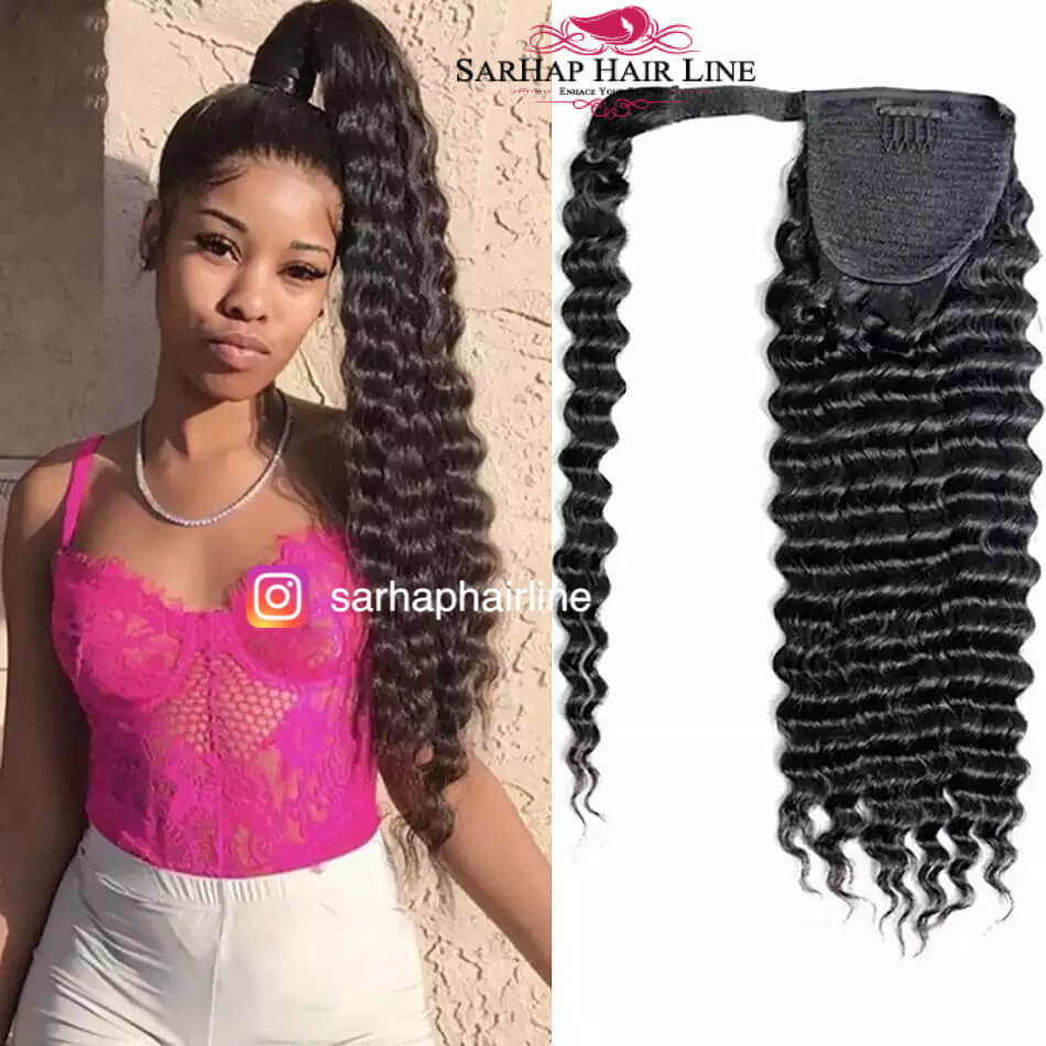 Super Double Drawn Curly Ponytail