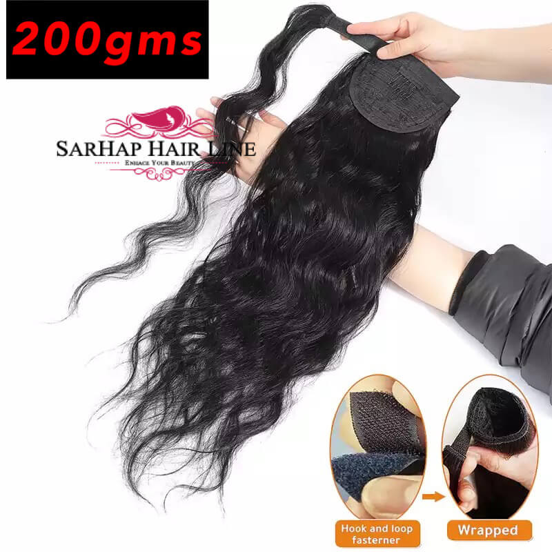 Ponytail Straight Human Hair Extension