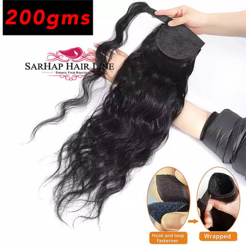 Ponytail Straight Human Hair Extension