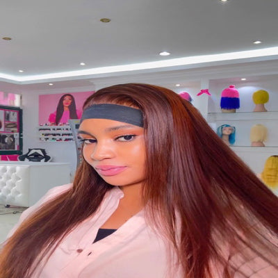 Cinnamon Full Frontal Straight Lace Wig