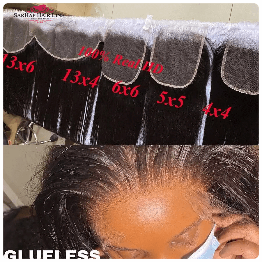 5x5 Lace Straight Closures