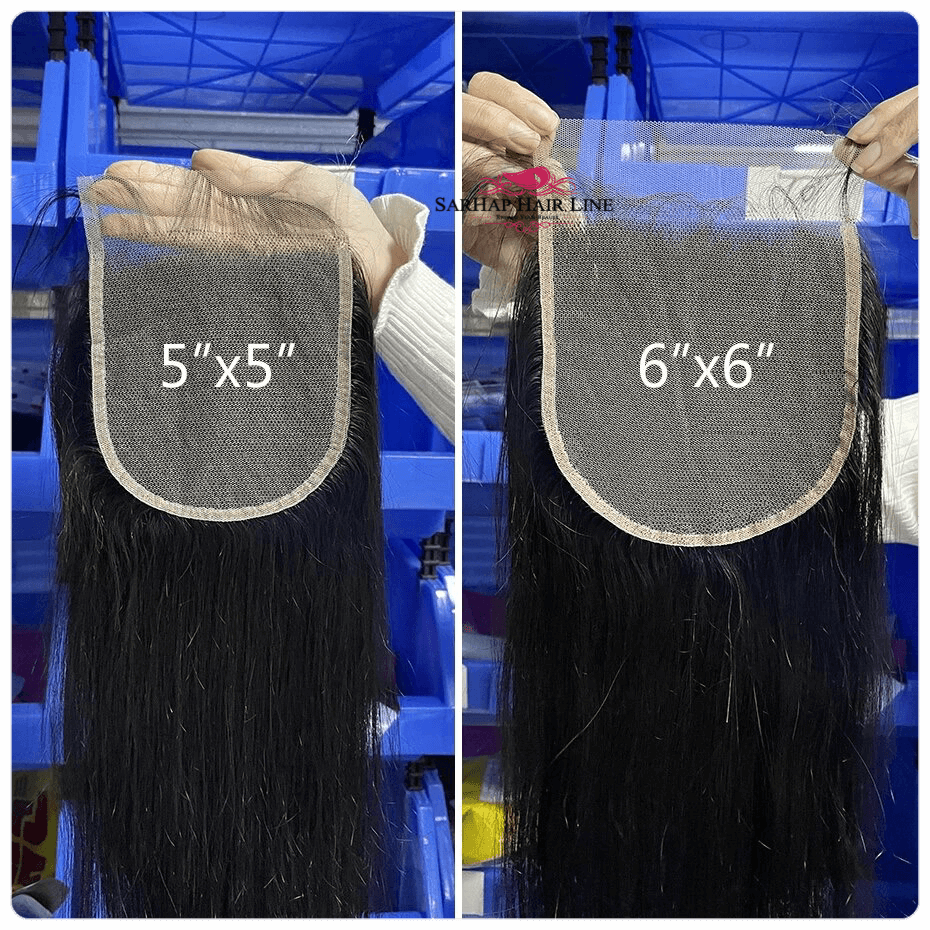 5x5 Lace Closure Peruvian Wig 13a