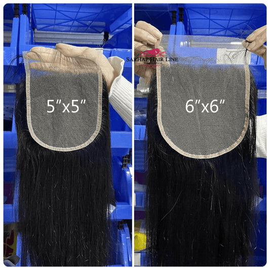 5x5 Lace Closure Peruvian Wig 13a