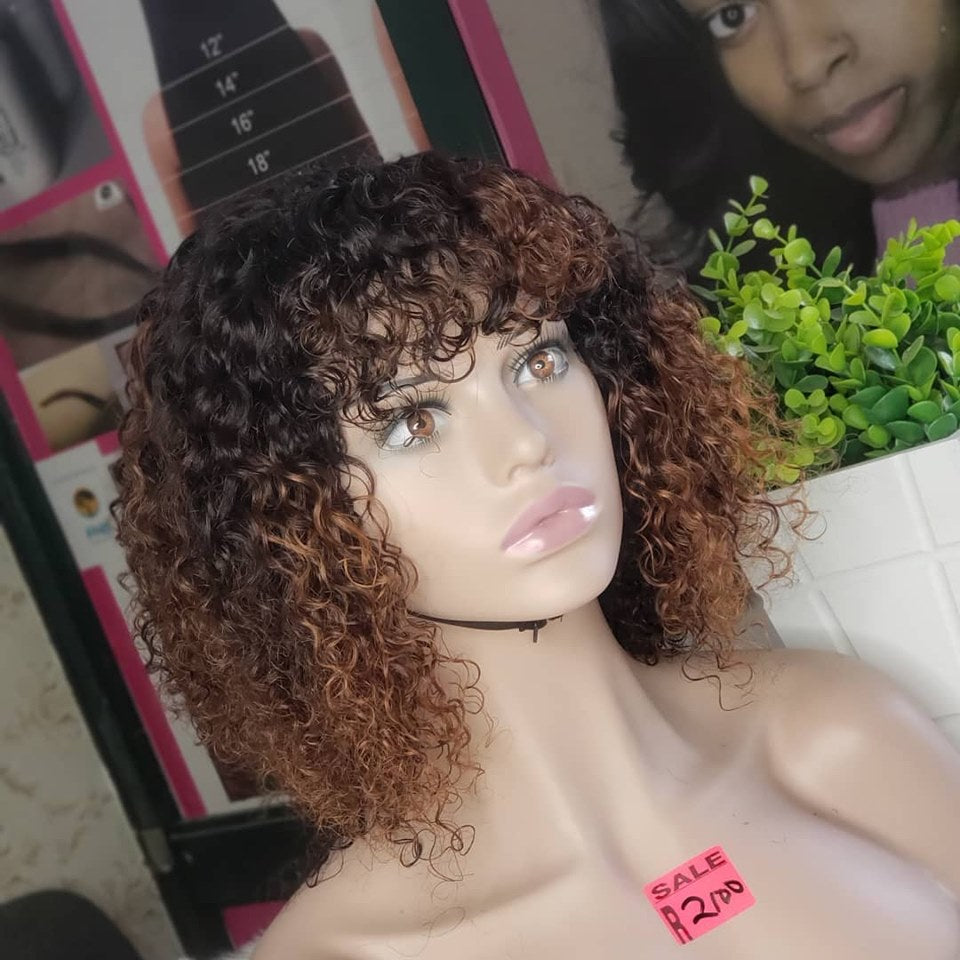 Curly Fringe Wig Sarhap Hair Line
